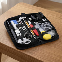 Watch Repair Tool Kit with Case Multi-Functional Watch Repair Kit Professional-Grade for Hobbyists, Beginners