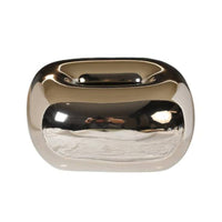 Decorative Rounded Rectangular Tissue Box Cover Elegant Facial Tissue Holder for Office