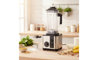 Pulse Blender and Grinder Combo Multiple Speeds Blender with Grinding Cup Multi-Use Stainless Steel Versatile for Breakfast Shops