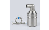 Food-Grade Automatic Buoyant Regulator Valve Polished Finish Stainless Steel Buoyant Regulator Valve