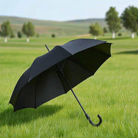 Automatic Open Umbrella with Curved Handle Classic Large Golf Umbrella Sturdy Heavy Duty for Travel