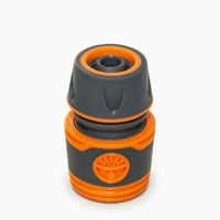 Garden Hose Quick Connector Easy Connect Quick Connector with Rubber Grip Hose Coupler Leak-Unobstructed Tight Secure Fit