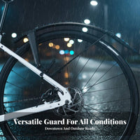 2 Pieces Two-Wheeler Mudguard Set Long-Lasting Bike Mudguard Set Two-Wheeler Spray Guard Wide Compatibility Cycling Accessory