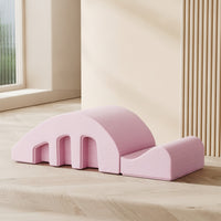 Contoured Foam Spine Corrector with Cutouts Arched Support Block High-Density Back Stretcher Ergonomic for Living Room