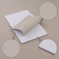 Gray Bottom White Cardboard A3 A4 Thick Hard Single-Sided Cardstock for Handicraft Painting and Packaging Liner
