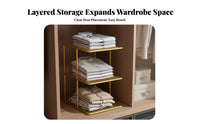 Space Saving Wardrobe Shelf Divider Versatile Closet Shelf Divider Easy Reach for Homeowners, Students, Bedroom, Kitchen