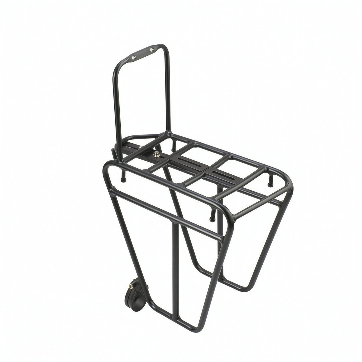 Rigid Front Cycle Cargo Rack Compact Bike Front Rack Sturdy Lightweight for Mountain Bikes, Touring