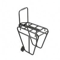 Rigid Front Cycle Cargo Rack Compact Bike Front Rack Sturdy Lightweight for Mountain Bikes, Touring