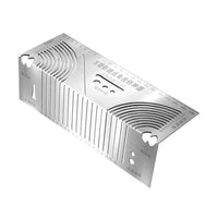 Square Tube Layout Ruler Rust-Resistant Marking Ruler with Slots Measuring Tool for Fabricators, Workshops