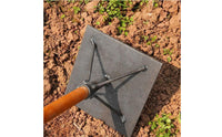 Duty Ground Tamper Laborsaving Manual Soil Rammer Rustproof Ground Compaction Tool for Foundation Work