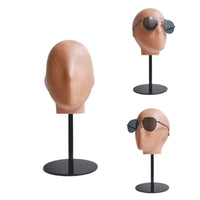 Fiberglass Mannequin Head Stand Tabletop Mannequin Head with Metal Base Long-Lasting Hat Display Stand Stable for Hair Stylists, Dressing Rooms
