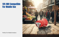 Outdoor Handheld Megaphone, Rechargeable Loudspeaker, High Volume, PA Amplifier for Stall Sales