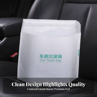 Car Trash Bag Self-Standing Car Garbage Bag Traceless Removal Portable Auto Trash Pouch for Commuters, Vacati Portable Rs, Camping, Bedroom