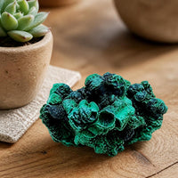 Natural Malachite Raw Crystal Mineral Specimen Irregular Azurite Stone Ornament