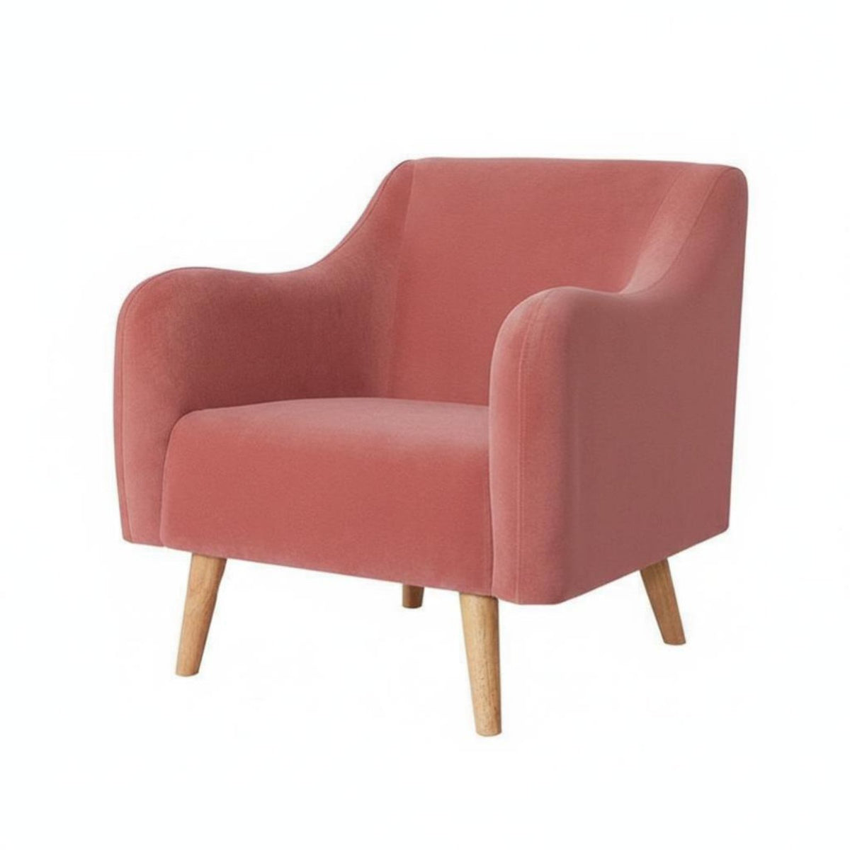 Nordic Design Scalloped support Armchair Light Luxury Single Sofa Modern design Lounge Chair Ergonomic supportrest for Adults, Homeowners, Renters, Living Room, Balcony, perusing corner, Home Office
