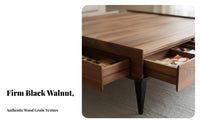 Nordic design Square Coffee Table with Drawers Modern Design Living Room Furniture Sturdy Construction Spacious surface for Homeowners, Families, Interior Designers, Lounge Area, recreation Space