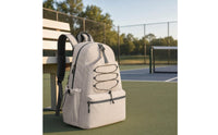 Tennis Backpack with Shoe Compartment Padded Back 4 Racket Holder Backpack Water Bottle Pockets Unisex Tennis Racket Bag for Men, Women, Travel, Night