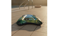 Easy Inflation Children's Swimming Kickboard Foldable Inflatable Bodyboard High Buoyancy Swimming Buoyant Device with Handles Long-Lasting for Beginners