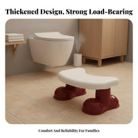 Toilet Squatting Stool Anti-Slip Potty step easily to Clean for Home, Kids, Adults