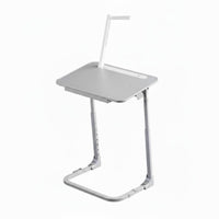 Height-Adjustable Wheeled C-Table Foldable Rolling Desk Portable Couch sidekick Space-Saving for Students, Home Office Workers, Apartment Dwellers, Small Spaces, Bedroom, Dorm Room