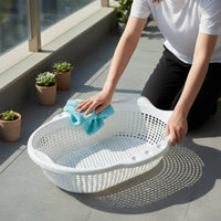 Breathable Lattice Feline Bed Oval Shape Feline Head Bed Washable PP Plastic for Sleeping, Resting