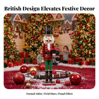 Life-Size Nutcracker Floor-Standing Nutcracker Doll Statement Piece for Families