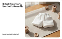 OB11 Doll Shorts Cute Design BJD jean cloth Shorts Wear 1/12 Scale Doll Pants for Hobbyists, Display