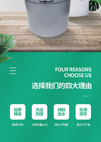 加水桶带刻度10L设备配比家用方口长嘴大小号塑料保洁加厚提水桶 超宝蓝色14L大号加水桶x1