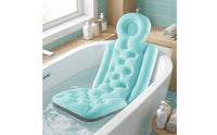 Full Body Bath Pillow Supportive Bathtub Cushion with Headrest Bath Pillow with Headrest One-Piece Contoured for Adults
