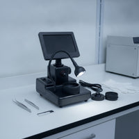 Microscope with Screen Crystal Clear Magnifier with Light Wide Viewing Angle
