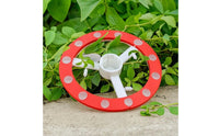 Low-Spill Chick Waterer with Circular Circle Plastic Chick Waterer Drip Free Feeder Dry for Chicks, Small Poultry