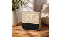 Digital Alarm Clock Radio Large Display Alarm Clock Radio Snooze for Heavy Sleepers, Students