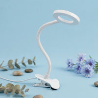 Attachable Lamp Flexible Gooseneck Lamp with Clip Handsunrestricted