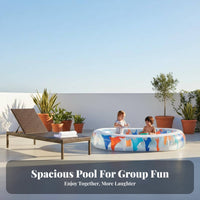 Children's Aquatic Activity Pool Canopy Option Inflatable Pool Multi-Use Inflatable Ball for Young Children, Outdoor