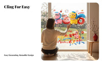 2026 Horse Year 5D plush glass sticker decor