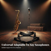 Distributes Weight Evenly Double Shoulder Saxophone Strap Ergonomic Design Double Shoulder Sax Strap Comfortable for Students, Marching Band