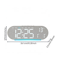 Multifunction Desk Clock Illuminated Base Tabletop Gadget Nightlight