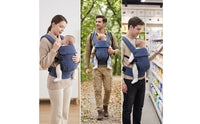 Corduroy Baby Carrier Adjustable Baby Carrier with Waist Belt Soft for Parents