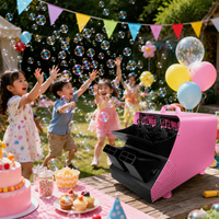 Professional Bubble Machine, Wireless Remote Control, 120 Minutes Continuous Operation, For Parties, Weddings, Kids Events