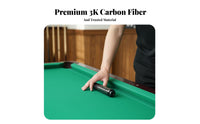 Carbon Fiber Cue Extension Extended Reach Carbon Fiber Cue Extender Billiard Stick Extender High-End Design for Tournaments, Bar