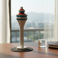 Beijing Airport Structure Model Fine Workmanship Airport Control Structure Model Detailed Textures Collectible Display for Aviation Fans