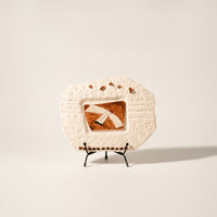 Tabletop Art Piece Compact Sculpture with Stand Decorative Tabletop Ornament for Office Desk