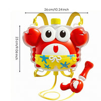 Backpack Water toy Cute Character Face Backpack Water toy Handheld Nozzle Plaything