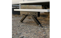 RV Step Stabilizer Reduces Wobble Folding Travel Trailer Step Support Foldable Camping Vehicle Stair Jack for Camping