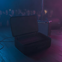 Zippered Guitar Pedal Board Case Top Handle Pedal Board Carrying Case Padded Pedalboard Carry Bag Lined Interior