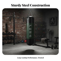 Stable Base Freestanding Striking Bag Stand Easy Assembly Striking Bag Stand Multi-Station Boxing Frame for Boxers, Combat Artists, Athletes, Home Gym, Workout, Garage