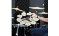 hatHat Bell with Clamp Mount Compact Drum Cymbals Bell Metal Percussion Accessory for Drummers