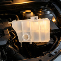 Direct-Fit Coolant Reservoir Tank Replacement Coolant Overflow Tank Leakproof Non-Pressurized for Mechanics, Engine Bay