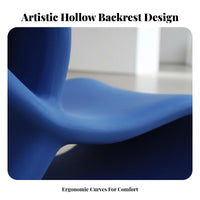 Hollow Backrest Sculptural Loop Chair archedd Shape Single Sofa Modern Design Living Room Furniture distinctive contour for Interior Designers, Homeowners, Book Lovers, Showroom, Reception Area, Art Gallery, perusing reading corner
