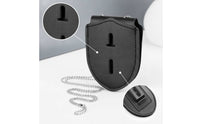 Armorial Identification Holder Leather ID Identification Holder with Lanyard Double-Sided Case for Officers